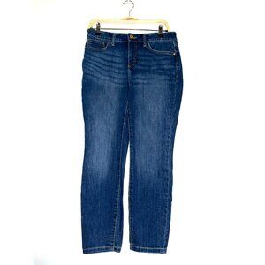 LC Lauren Conrad Skinny Jeans Blue Denim Cotton Blend Size 10S